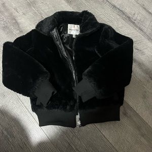 Faux fur jacket